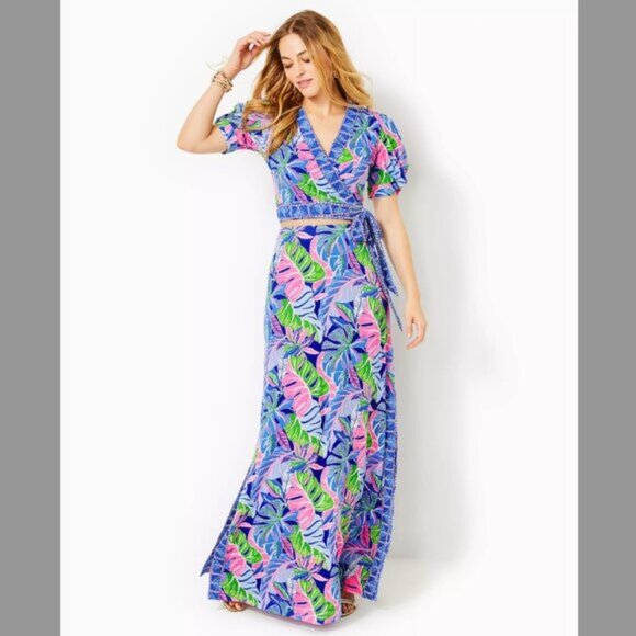 NWT Lilly Pulitzer Sailynn Maxi Set - Picture 1 of 4